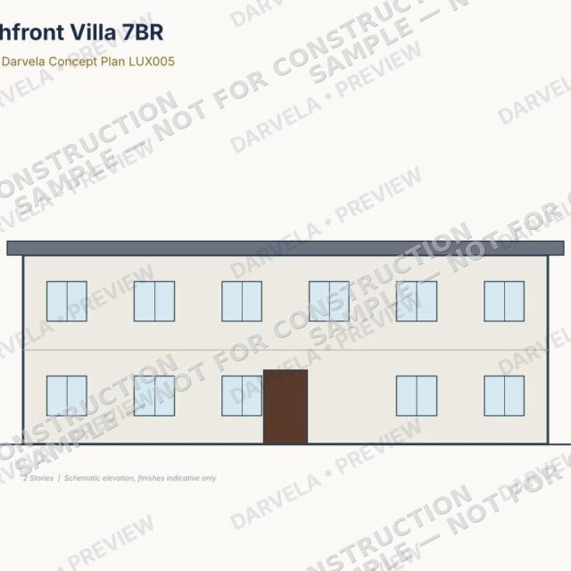 Beachfront Villa 7BR