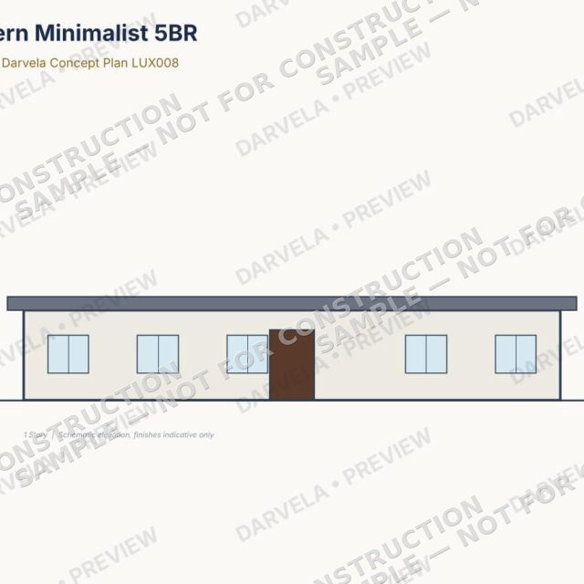 Modern Minimalist 5BR