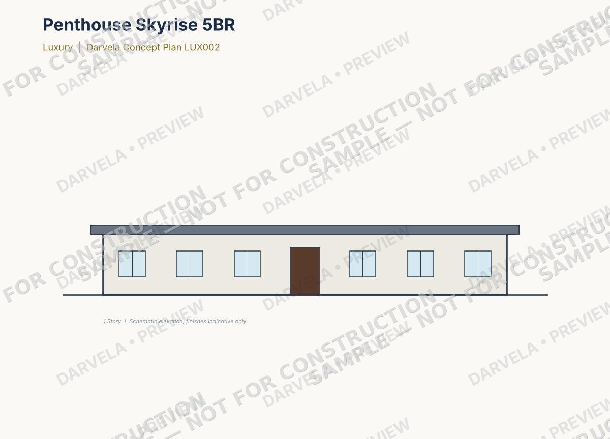 Penthouse Skyrise 5BR