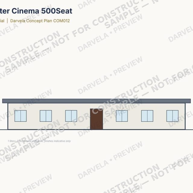 Theater Cinema 500Seat